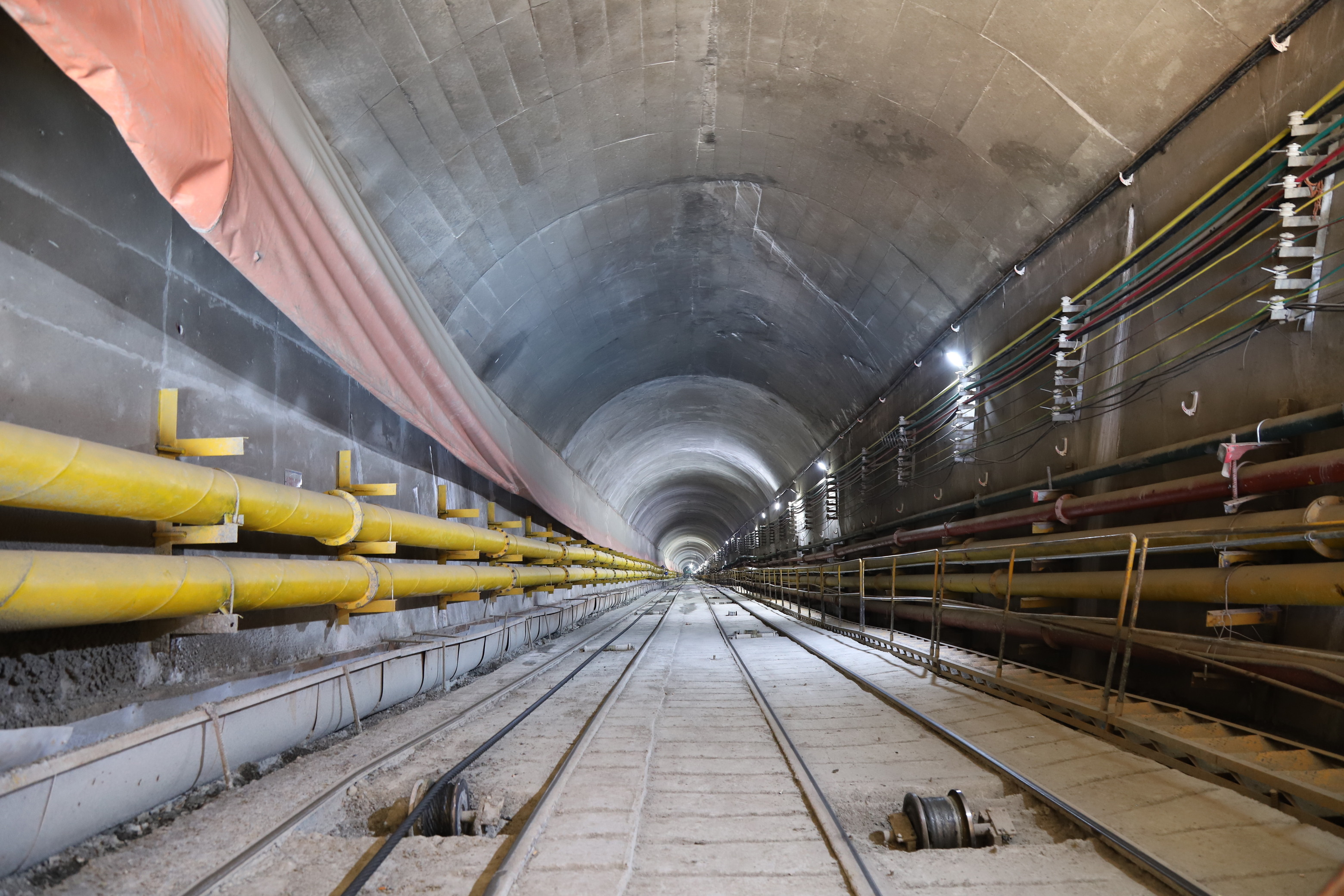 滇中引水第一陡斜井面貌
