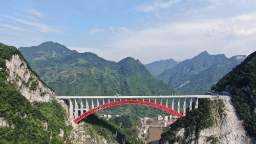 白水江特大桥柳溪互通